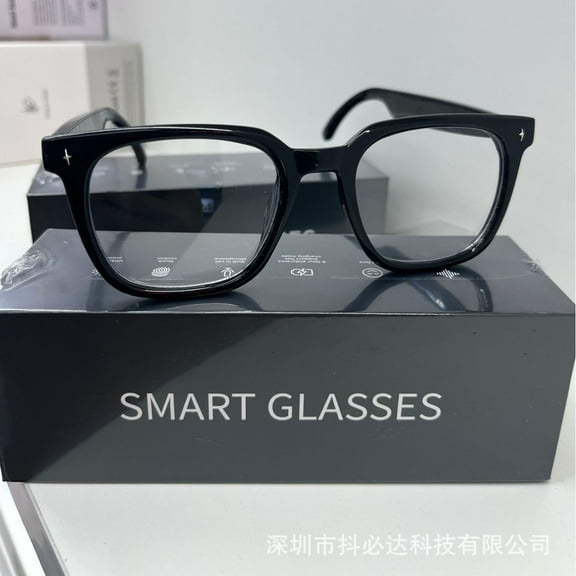 Smart Glasses with Bluetooth - Unisex Sports Sunglasses with Magnetic Lens, Bone Conduction Headphones, Sunlight Readable Display, UV400 Protection