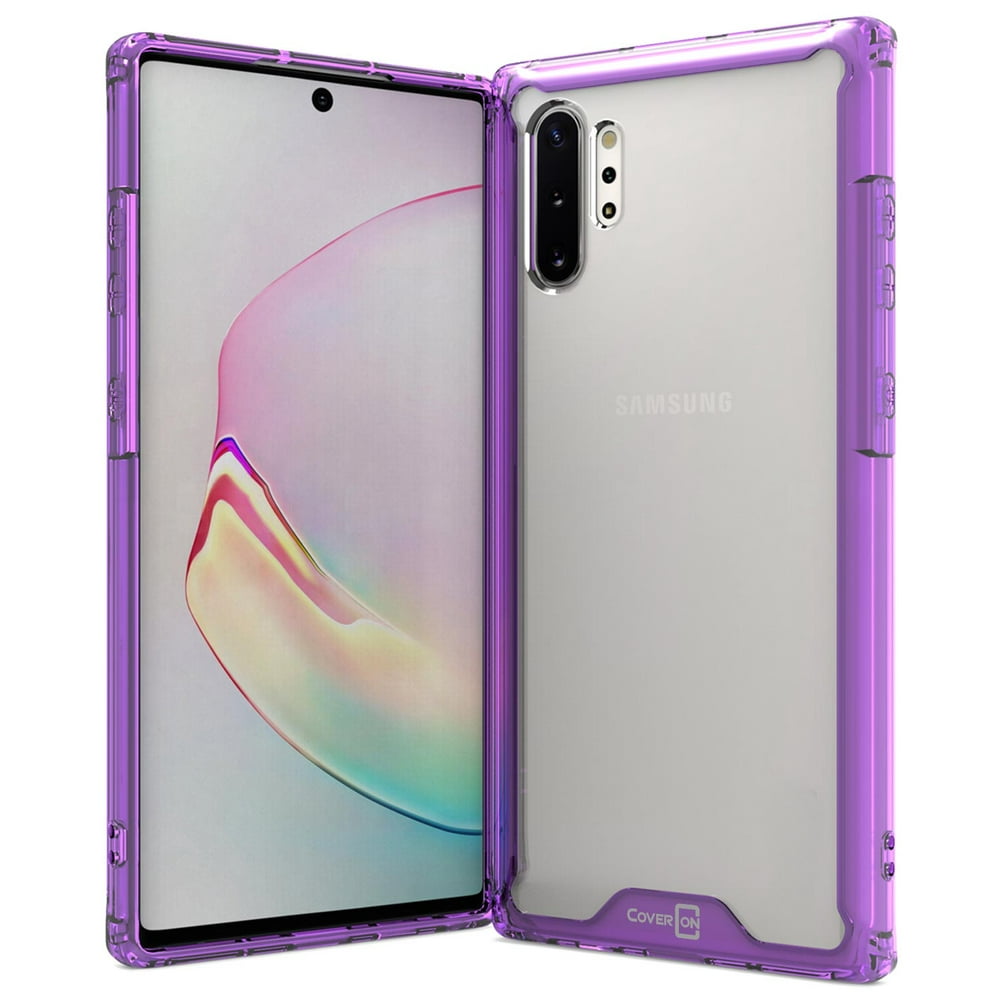 CoverON Samsung Galaxy Note 10 Plus / Note 10 Plus 5G Case Clear Slim Fit Hard Protective Phone