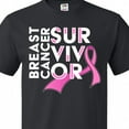 thumbnail image 4 of Inktastic Breast Cancer Survivor- Pink Ribbon Awareness T-Shirt, 4 of 5