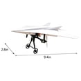 thumbnail image 4 of Rc Paper Airplane Kit - DIY Electric Remote Control Plane with Gyro Stabilizer,Dual Propellers Rc Plane Kit,Lightweight Foldable Flying Stem Toy Micro Fixed Wing Drone,Cool Tech Gadgets Gifts, 4 of 10