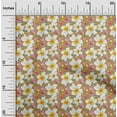 thumbnail image 2 of oneOone Georgette Viscose Brown Fabric Floral Sewing Fabric By The Yard Printed Diy Clothing Sewing Supplies 42 Inch Wide, 2 of 4