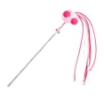 thumbnail image 3 of DOLITY Jouet Amusant pour Chat avec Pompon, Longue Tige Perlée Colorée Chaton Rose Rouge, 3 of 9