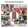 thumbnail image 6 of Naloa Strawberry Basketball Jersey Reversible Men's Mesh Athletic Sports Shirts Training Practice S-4XLX-Large, 6 of 6