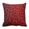 thumbnail image 1 of RYLABLUE Animal Red Leopard Pillowcase Cover 20x20 inch, 1 of 1