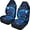 Blue Rose, variant on POLERO Dachshund Leather Vehicle Seat Covers for Men, 2 Pack Auto Front Seats Protector Removable Elastic Front Seat Cover
