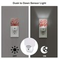 thumbnail image 3 of Pofeuu Pink Lotus Print Night Lights Plug into Wall with Dusk-to-Dawn Light Sensor, LED Nightlight for Bathroom, Adult, Hallway-US, 3 of 7