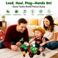 thumbnail image 5 of Desiso Farm Toys Vehicles Playset for Lights and Music Tractor with 3 Animals & Farmer Figure - STEM Educational Learning Tractor Toy Playset Perfect Christmas Birthday Gift for Kids 3-6+, 5 of 8