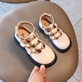 thumbnail image 4 of 3-12T Girls Rivets Flats Dress Shoes Kids Princess PU Leather Mary Janes Dance Shoes, 4 of 5