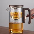 Tsseiatte Glass Teapot with Removable Infuser, Clear Tea Kettle with