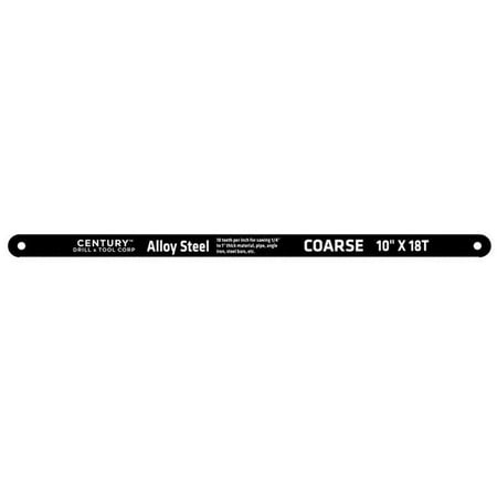 Century Drill & Tool 178332854 10 in. x 18T 04328 Alloy Hacksaw Blade - Pack of