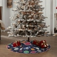 thumbnail image 4 of Sikiie Rocket Satellite Nativity Christmas Tree Skirt, Jesus Christian Winter Holiday Tree Mat Decoration(30-48IN), 4 of 6