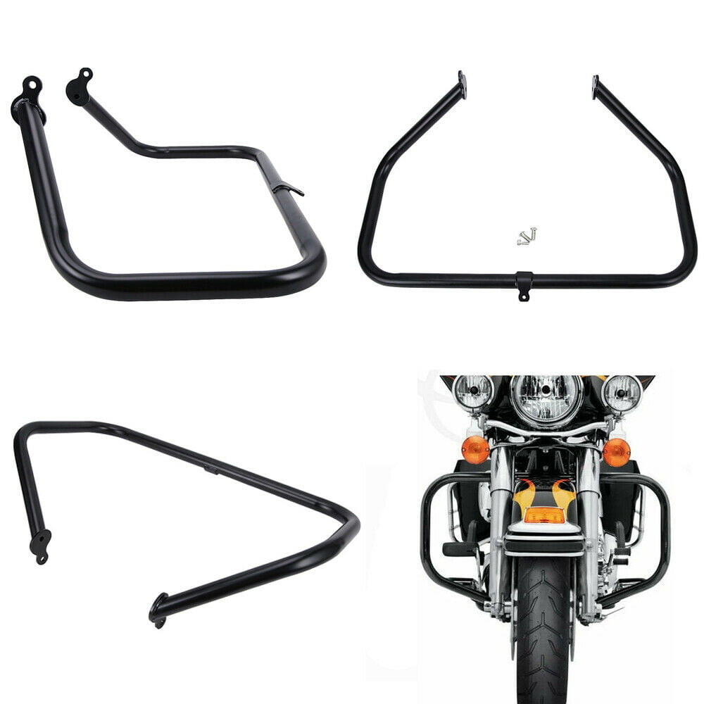 XKMT-Chrome Engine Guard Compatible With Harley FL Touring Highway Crash Bar 09-18 Replace 49050-09A B07NSFD9HM 