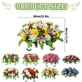 thumbnail image 3 of Kaireo Grave Memorial Artificial Floral Spray with Stand Realistic Fake Flower Arrangement for Cemetery Outdoor Decor, 3 of 4