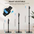 thumbnail image 3 of AILIGHT Universal Projector Stand with Height Adjustable 17.5-35.5 inch, 360° Rotatable Projector Floor Stand for Home & Office & Outdoor, 3 of 11