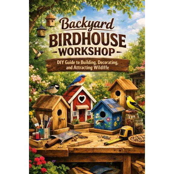 Backyard Birdhouse Workshop: DIY Guide to Building, Decorating, and Attracting Wildlife, (Paperback)