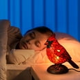 thumbnail image 5 of JHEHF Red Bird Lamp Stained Glass, Animal Series Art Night Light, Animal Lamps, 3D Cute Led Table Lamps LED Table Lamps with Warm Glow Gifts for Pet Lovers, 5 of 8