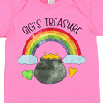 thumbnail image 4 of Inktastic Gigi's Treasure St. Patrick's Day Rainbow and Gold Boys or Girls Baby Bodysuit, 4 of 5