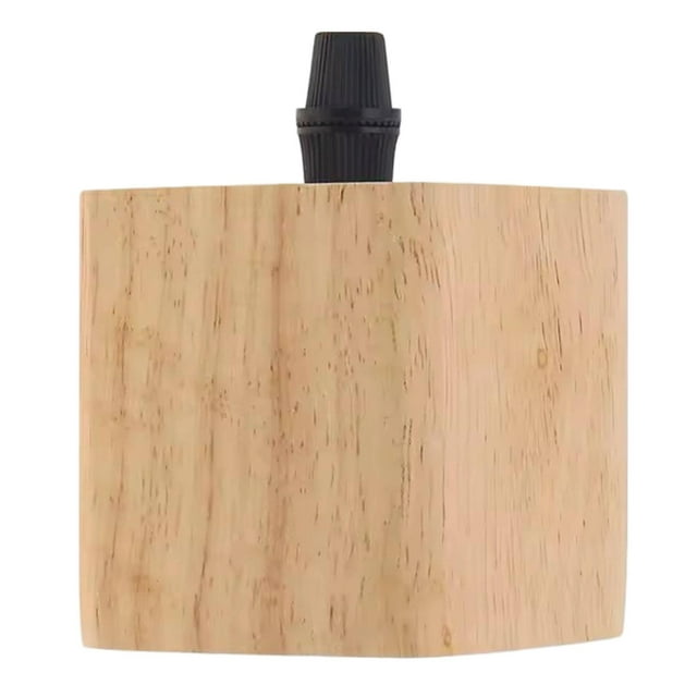 S SERENABLE Bulb Holder Workshops Office Kitchen Replacement Part Wooden Lamp Holder Cup 6.2cmx6.5cm