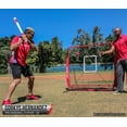 thumbnail image 4 of PowerNet Baseball Net Bundle, 5x5 Hitting & Pitching Net, Portable Softball Baseball Training Equipment, Weighted Baseball & Carry Bag, 4 of 7