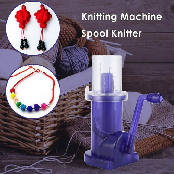 Craft Bracelet Weave Tool DIY -Operated Embellish-Knit Knitting Machine Spool Knitter