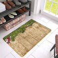 thumbnail image 3 of MKHERT Christmas Decoration Fir Twig with Red Berries On Wood Doormat Rug Home Decor Floor Mat Bath Mat 30x18 inch, 3 of 3