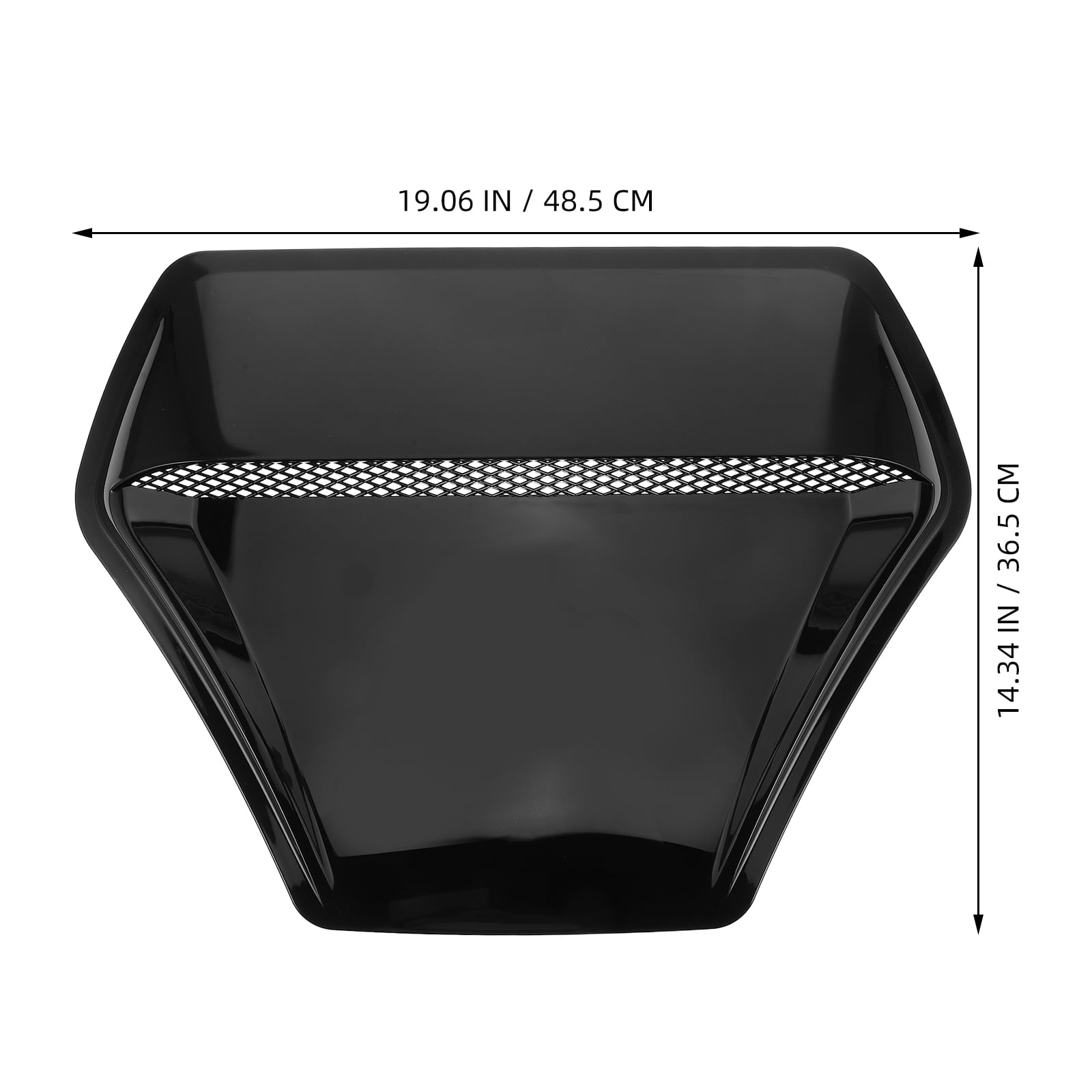 LRXIYODE Bonnet Vent Cover For Car Hood Durable Air Vent Trim Engine Safety Protection Cooling Accessory Replacement