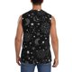 thumbnail image 4 of Fotbe Space Galaxy Men's Camiseta sin Mangas Estampada para Hombres, Playera Casual para Gimnasio, Entrenamiento, Playa-Large, 4 of 7