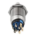 thumbnail image 5 of Rotary Push Button Switch 19mm 3 Positions Latching Type 12V 24V Rated Voltage for Ship and Instrument Applications, 5 of 9