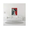 thumbnail image 2 of 18" x 24" Pug a Boo by Melissa Symons - Wall Art Print on Canvas Fabric White, 2 of 3