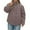 Coffee*, variant on RUTAYY Women's Short Jacket Solid Color Long Sleeve Winter Casual Outerwear Warm Comfortable Coat Holiday Versatile Tops