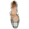 thumbnail image 5 of Journee Womens Isadorah Mary Jane Mid Block Heel Square Toe Pumps, Widths Available, 5 of 10