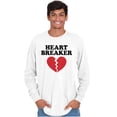 thumbnail image 5 of Heartbreaker Valentines Day Break Up Long Sleeve TShirt Men Women Brisco Brands M, 5 of 6