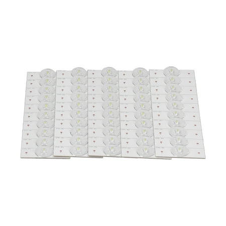 

50Pcs SMD Lamp Bead with Optical Lens Fliter Fiberglass Board 6V Led Light Strip Parts