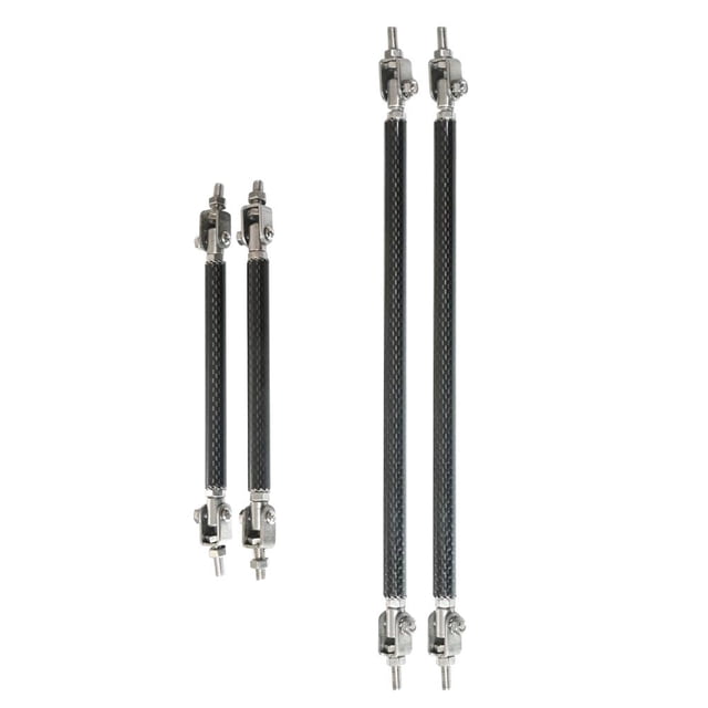 2 pares de barras de soporte de barra de puntal divisor de de parachoques trasero delantero de coche 20 cm + 10 cm Sharpla Barra separadora del parachoques delantero del coche