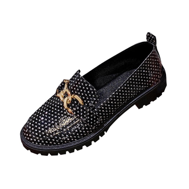Pantalones Cortos de Cuero Negro Más Tamaño Estilo Strass Cadena Mochilas, Pantalones Cortos de Denim de Tamaño Más Inspirados Zapatos de Tacón Primavera Verano