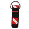 thumbnail image 2 of Diving Wrist Strap, Stainless Steel D Ring Wear Resistant Polyester Diving Hand Lanyard  for Sport, 2 of 7