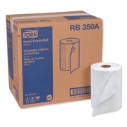 Tork Advanced Hardwound Roll Towel, 7.88" x 350 ft, White, 12 Rolls/Carton -TRKRB350A