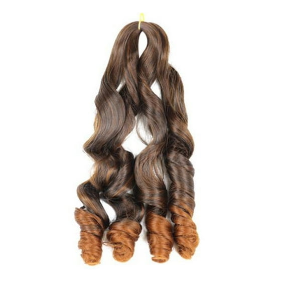 Wentin French Curl Braiding Hair 14 Inch 1 Packs Short Wavy Braiding Hair Pre Stretched for Box Braids Yaki Texture Loose Wave Curly Braiding Hair For Black Women