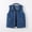 (Fashion 77)Blue, variant on Women's Vintage Denim Vest Jacket Stylish and Versatile Lapel Cardigan Vest Denim Jacket with Buttons