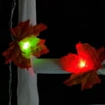thumbnail image 4 of Fiudx Guirnalda de Luces Led, Cálida Decoración para El Hogar En Acción de Gracias, Hojas de Arce Iluminadas, Funciona con Pilas, Decoración Navideña para Interiores y Exteriores, Luces para Fiestas, 4 of 7