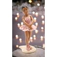 thumbnail image 2 of Cosmos Gifts 20901 Bailarina afroamericana con vestido rosa 6 1/8" H, 2 of 2