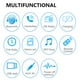 thumbnail image 4 of Reproductor De Mp3 Multifuncional Para Coche, Reproductor De Radio Fm Aux Para Coche, Noticias De Música Para Automóviles Swm-1028 Yuarrent  VI003935-00, 4 of 7