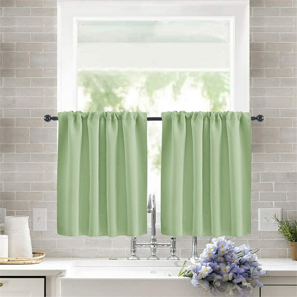 Solid Color Curtains Living Room Bedroom Kitchen Partition Curtains Home Curtains