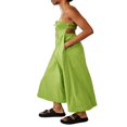 thumbnail image 4 of Femmes d'Été Couleur Unie Sans Manches Cravate Robe Bretelles Spaghetti, 4 of 9