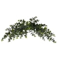 thumbnail image 1 of 32" Green Spiral Euclyptus Crescent Swag, 1 of 2