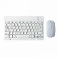 thumbnail image 1 of Portable Wireless Bluetooth Keyboard Mouse Set For Android Ios Windows Phone Tablet White 10-inch, 1 of 5