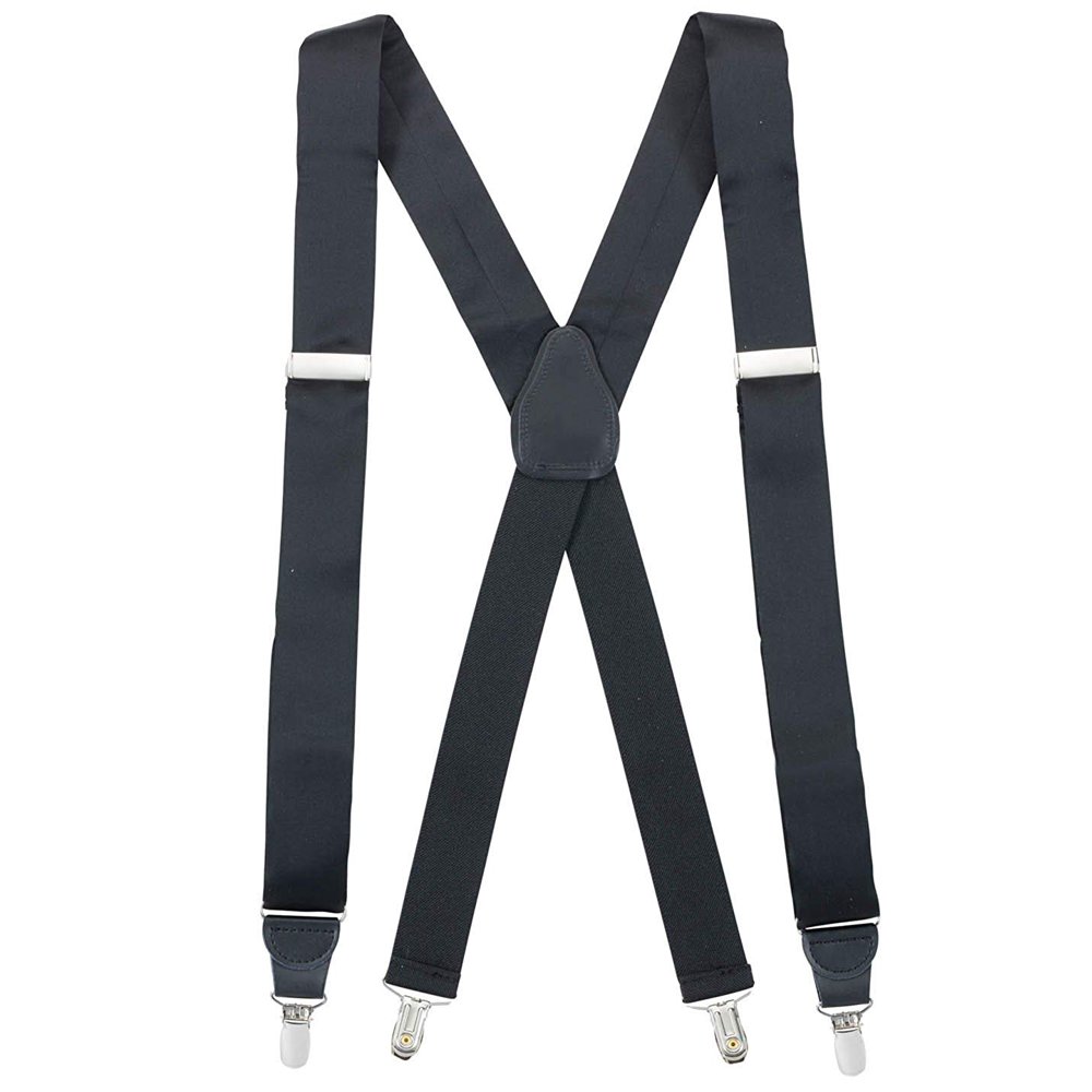 Hold'Em Hold'Em 100 Silk Suspenders for Men Clip End Dress Tuxedo Suspender Made in USA