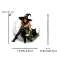 thumbnail image 3 of Halloween Pumpkin With 2D Flat Acrylic Backpack Car Pendant & Keychain – Festive Decor Accessories, 3 of 4
