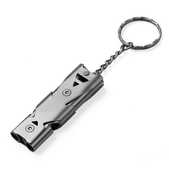 Stainless Steel Outdoor Survival Whistle for Lifesaving Camping Emergency