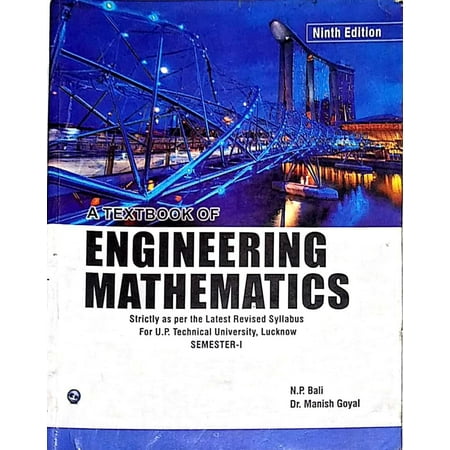 A Textbook Of Engineering Mathematics (uptu) Sem-i